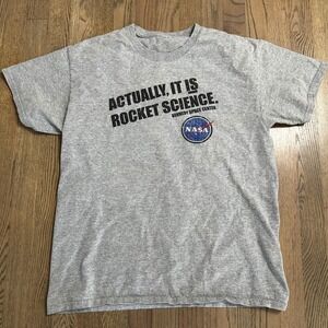 NASA Actually It Is Rocket Science Kennedy Space Center Graphic T-Shirt